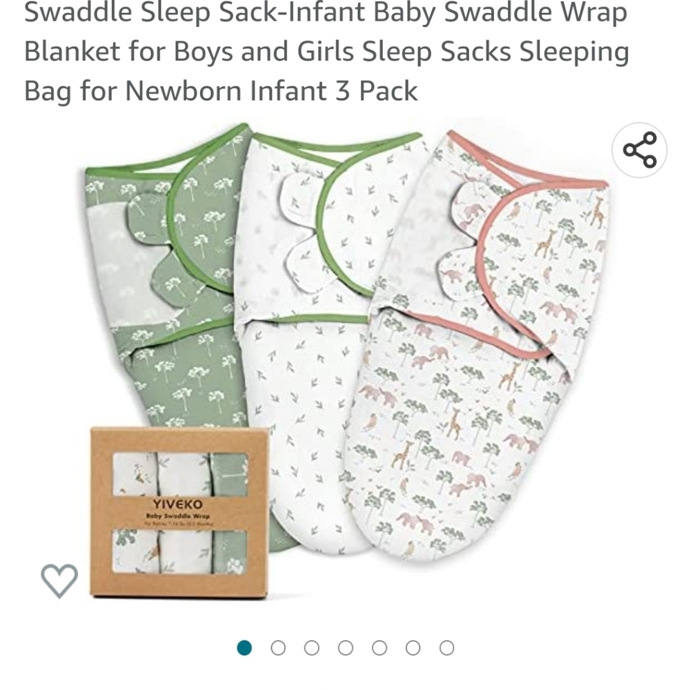 Yiveko Cotton Swaddles